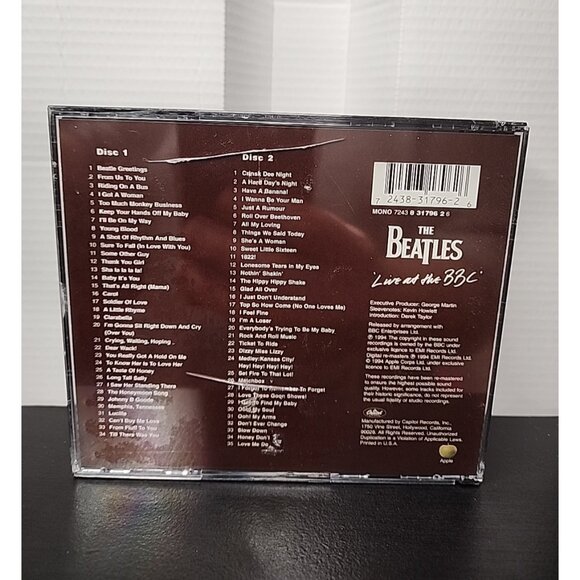 new THE BEATLES 1994 Live at the BBC Apple / Capitol Sealed 2 CD Set Music cds - Picture 3 of 4